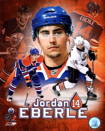Framed Jordan Eberle Portrait Plus Print