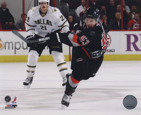 Framed Jeff Skinner 2010-11 Action Print