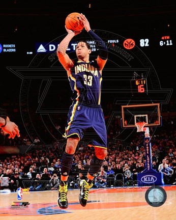 Framed Danny Granger 2010-11 Action Print