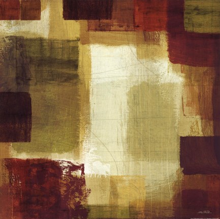 Framed Earth and Fire II Print