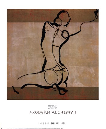 Framed Modern Alchemy I Print