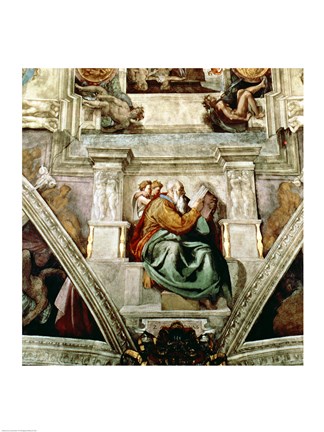 Framed Sistine Chapel Ceiling, 1508-12 Print
