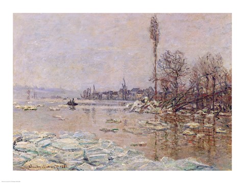 Framed Thaw, 1880 Print