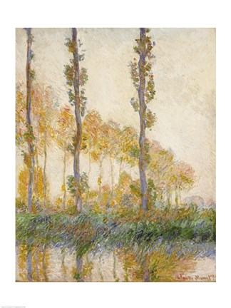 Framed Three Trees, Autumn, 1891 Print