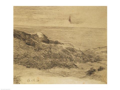 Framed By the Sea, 1886 Print
