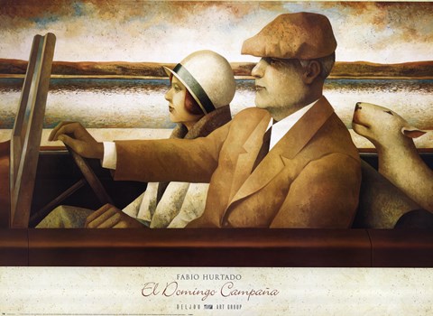 Framed El Domingo Campa&#241;a Print