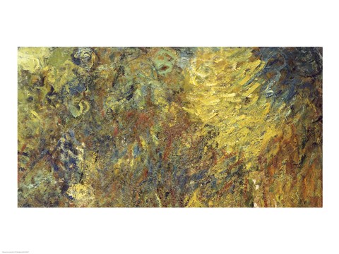 Framed Water Lilies, c.1917 Print