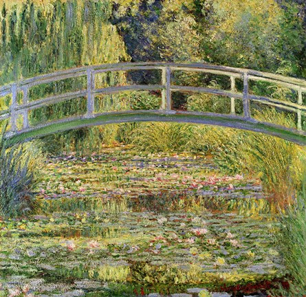 Framed Waterlily Pond, 1899 Print