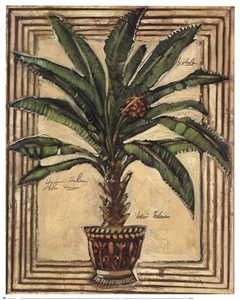 Framed Potted Palm II Print