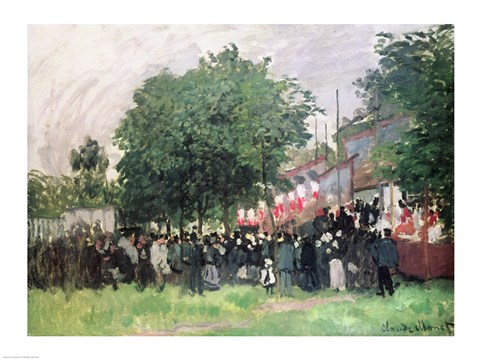 Framed Fourteenth of July (Bastille Day) Print