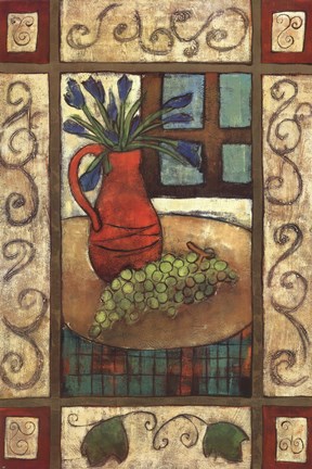 Framed Fruit Bowl I Print