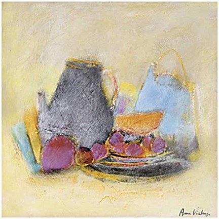 Framed Le silence des choses Print