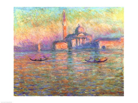 Framed San Giorgio Maggiore, Venice, 1908 Print