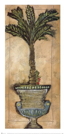 Framed Potted Palm IV Print