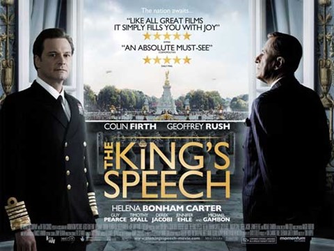 Framed King&#39;s Speech Movie Print