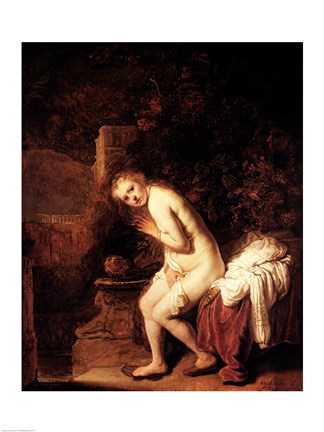 Framed Susanna and the Elders, c.1634 Print