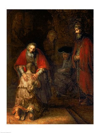 Framed Return of the Prodigal Son, c.1668 Print