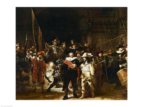 Framed Nightwatch Print