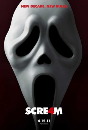 Framed Scream 4 Print