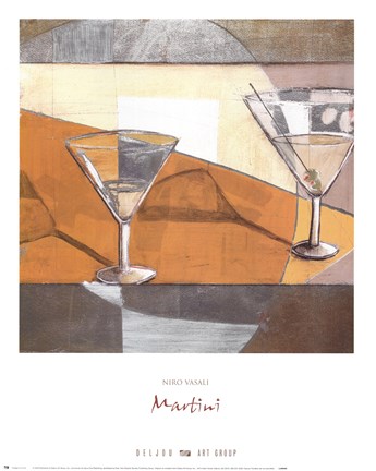 Framed Martini Print