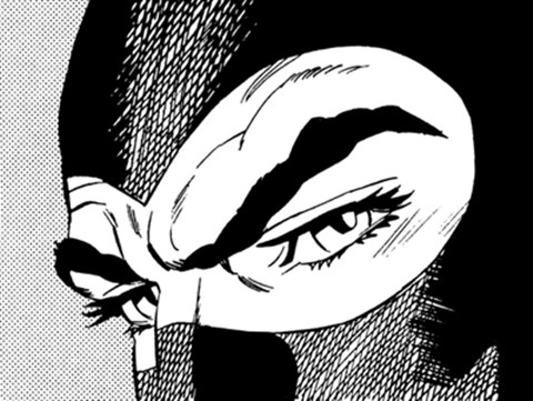 Framed Lo sguardo di Diabolik Print