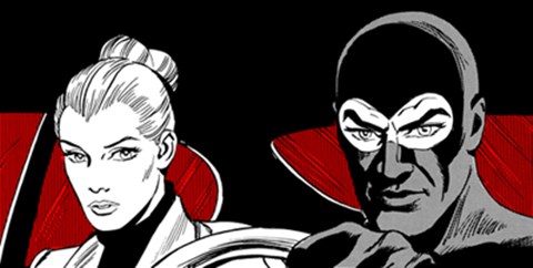 Framed In fuga (Diabolik &amp; Eva) Print