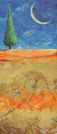 Framed Dialogo con la luna Print