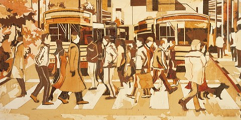 Framed Big City Print