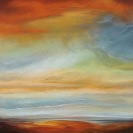 Framed Earth and Sky II Print