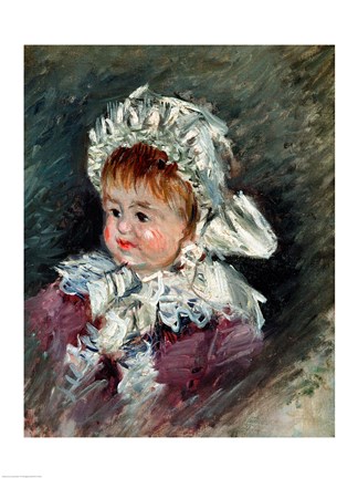 Framed Michel Monet (1878-1966) as a Baby, 1878-79 Print