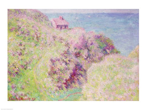 Framed Customs house at Varengeville, 1897 Print