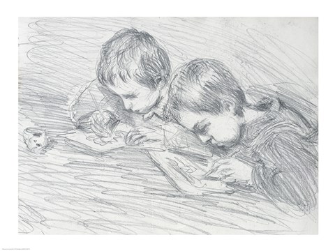 Framed Jean-Pierre Hoschede Print