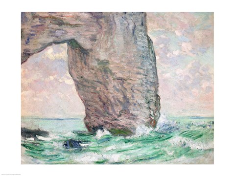 Framed La Manneporte a Etretat Print