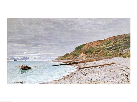 Framed La Pointe de la Heve, 1864 Print