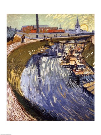 Framed La Roubine du Roi, 1888 Print