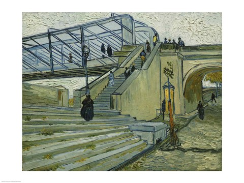 Framed Bridge at Trinquetaille Print