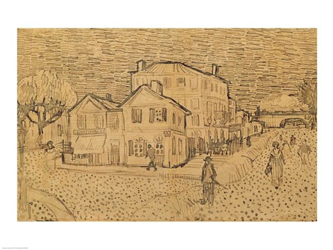 Framed Artist&#39;s House in Arles Print