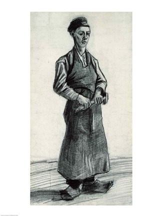 Framed Young Blacksmith, 1882 Print