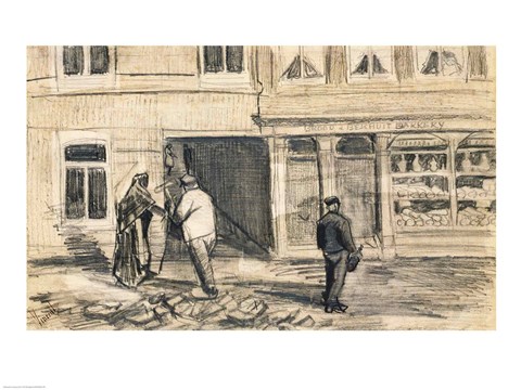 Framed Bakery in de Geest, 1882 Print