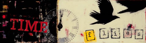 Framed Time Flies Print