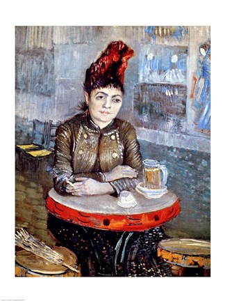 Framed Woman in the &#39;Cafe Tambourin&#39;, 1887 Print