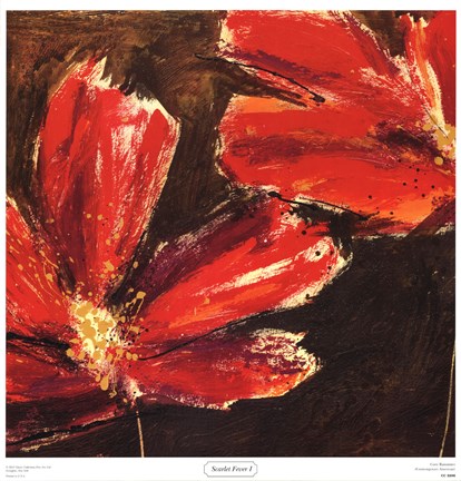 Framed Scarlet Fever I Print