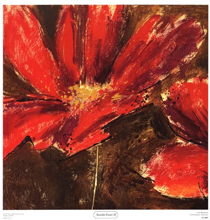 Framed Scarlet Fever II Print