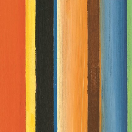 Framed Hampton Stripe II Print