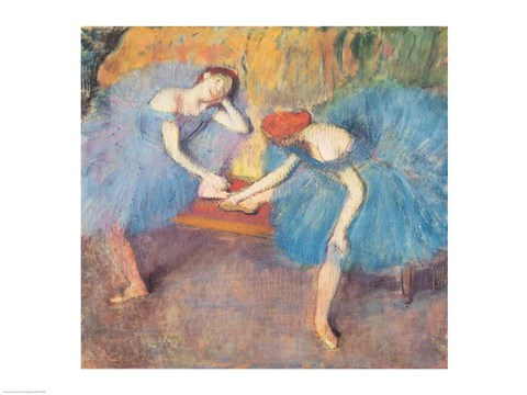 Framed Two Dancers at Rest Print