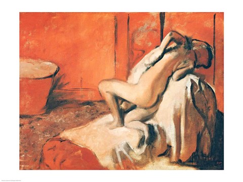 Framed After the Bath 3 Print