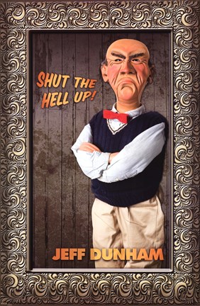 Framed Jeff Dunham - Walter Print