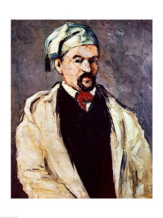 Framed Portrait of a Man in a Blue Cap Print