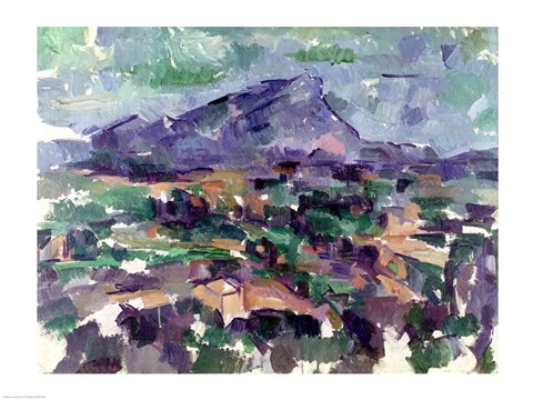 Framed Montagne Sainte-Victoire Print