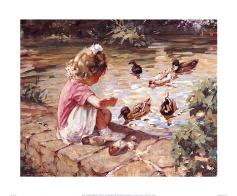 Framed Feeding Time Print